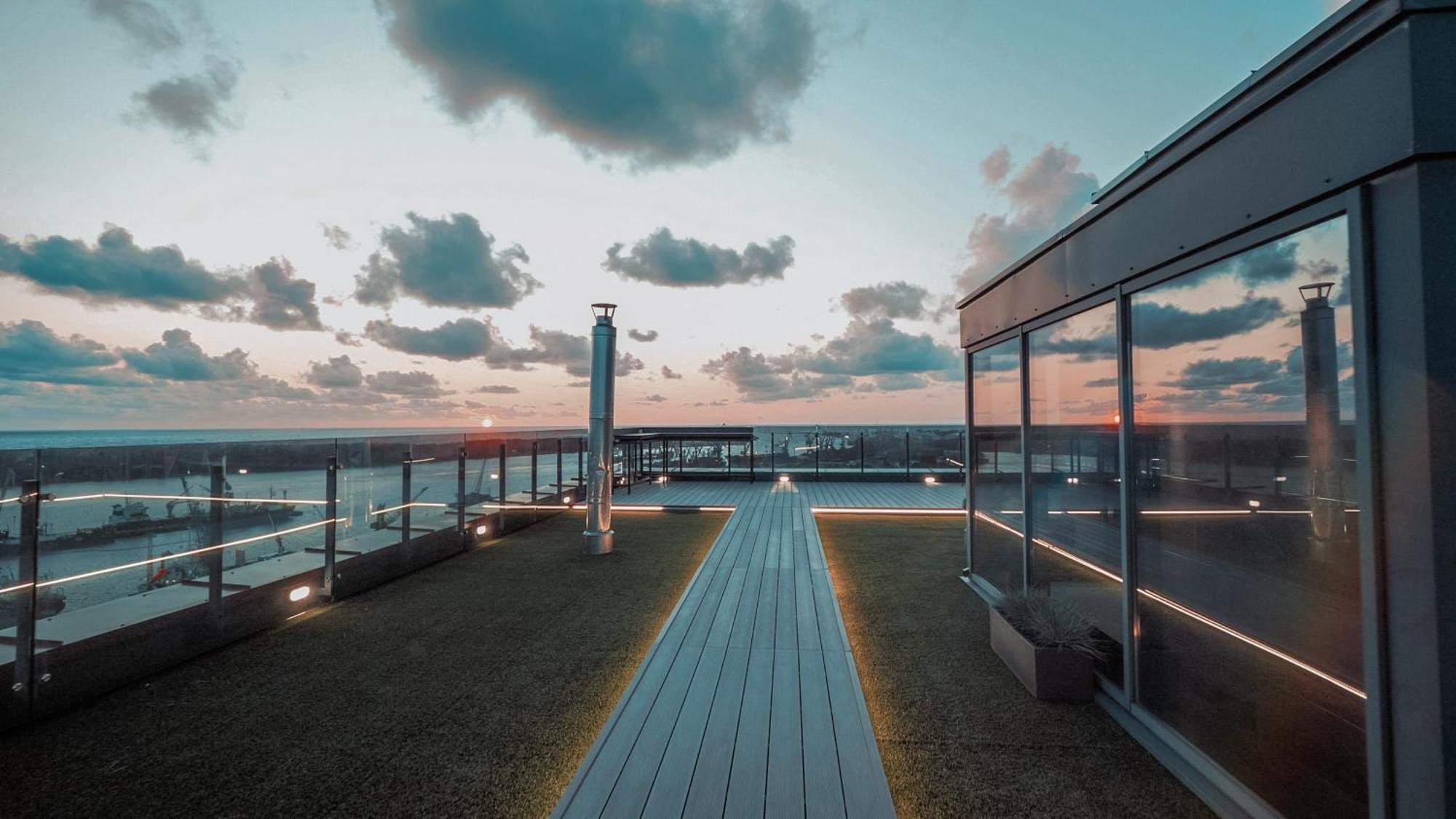 Apartamento Sky Garden Penthouse Klaipėda Exterior foto