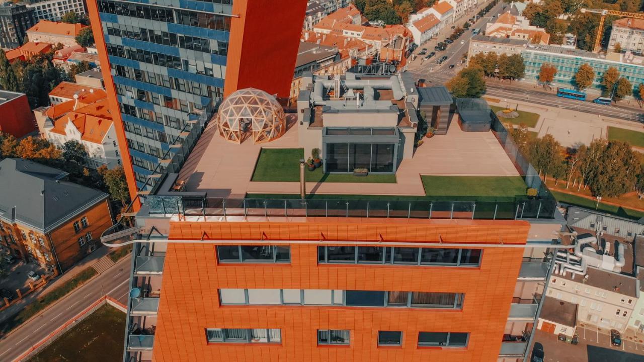 Apartamento Sky Garden Penthouse Klaipėda Exterior foto